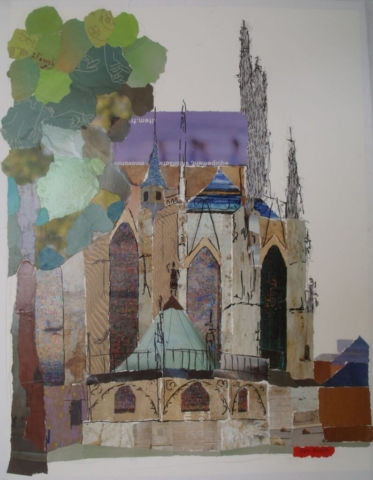 St Jan, Den Bosch, in collage